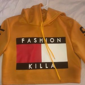 Fashion Killa Crop Hoodie